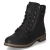 Schnürstiefeletten - schwarz