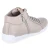 High Sneaker - silbergrau/brandy