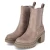 Stiefeletten JOY - taupe/reptile print