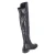 Overkneestiefel - black