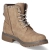 Schnürstiefeletten - taupe