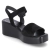 Keilsandaletten - schwarz