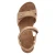 Keilsandaletten JULIA B74 - cuero/bark