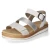 Sandalen - silber/platin