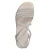 Sandalen - silber/light grey