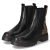 Chelsea Boot - Black-Leopard