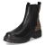Chelsea Boot - Black-Leopard