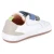 Klettschuhe LANDY - WHITE/ SALSA/ BLUE TANG