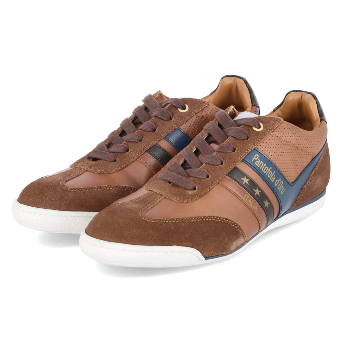 Low Sneaker VASTO - cognac/navy