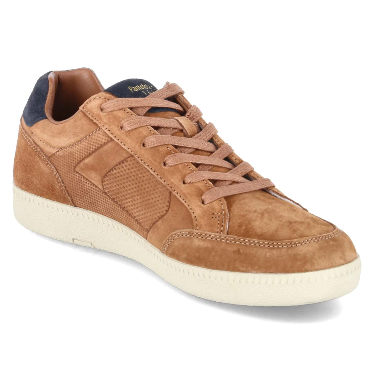 Low Sneaker VELO - cognac/navy