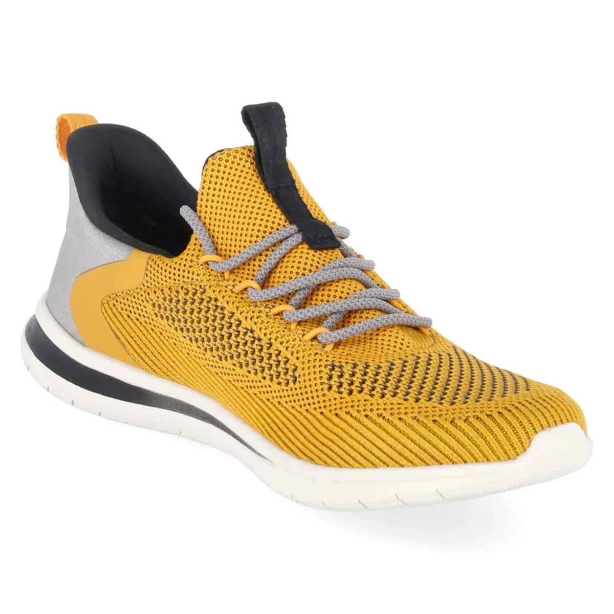 Sneaker - yellow / grey