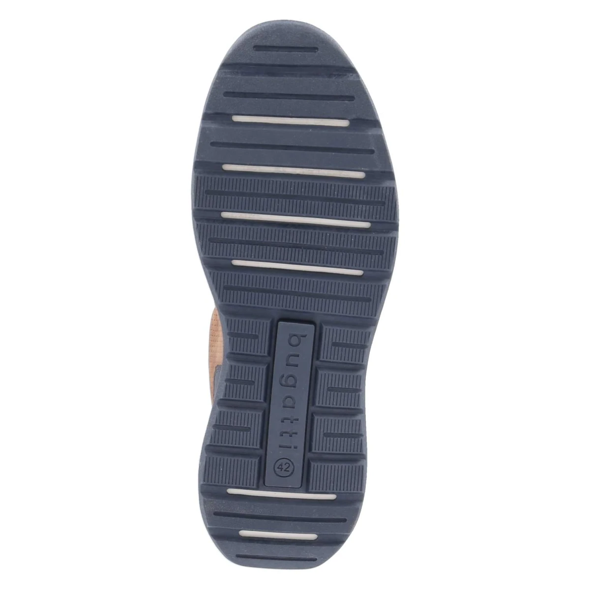 Halbschuhe - cognac / dark blue