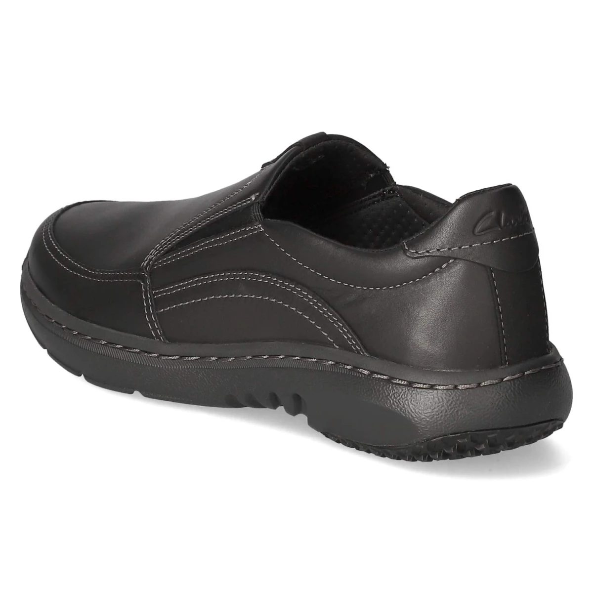 Slipper PRO STEP - BLACK LEATHER