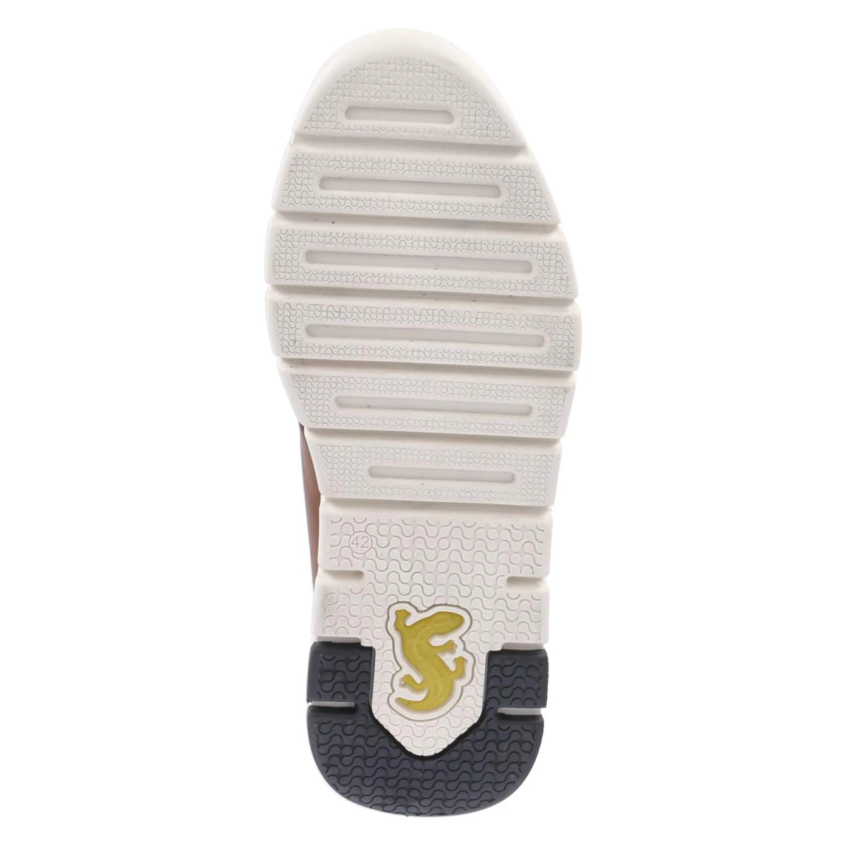 Slipper - dark grey / cognac