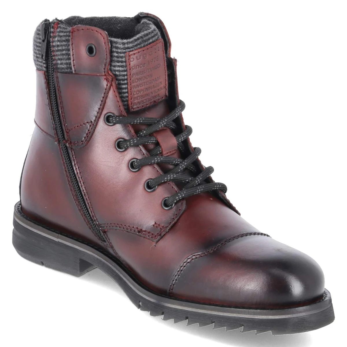 Schnürboots - dark red