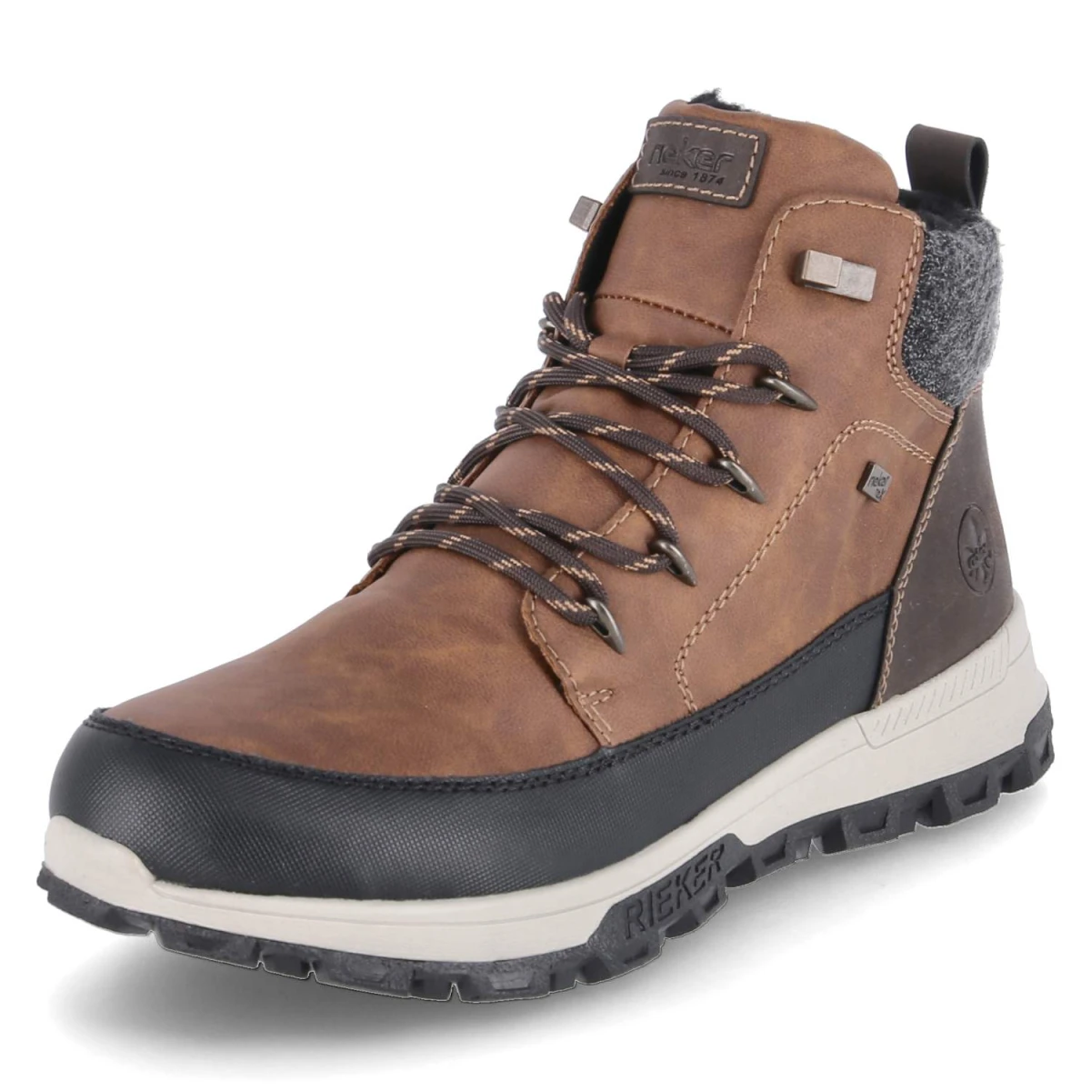 Winterboots - braun kombi