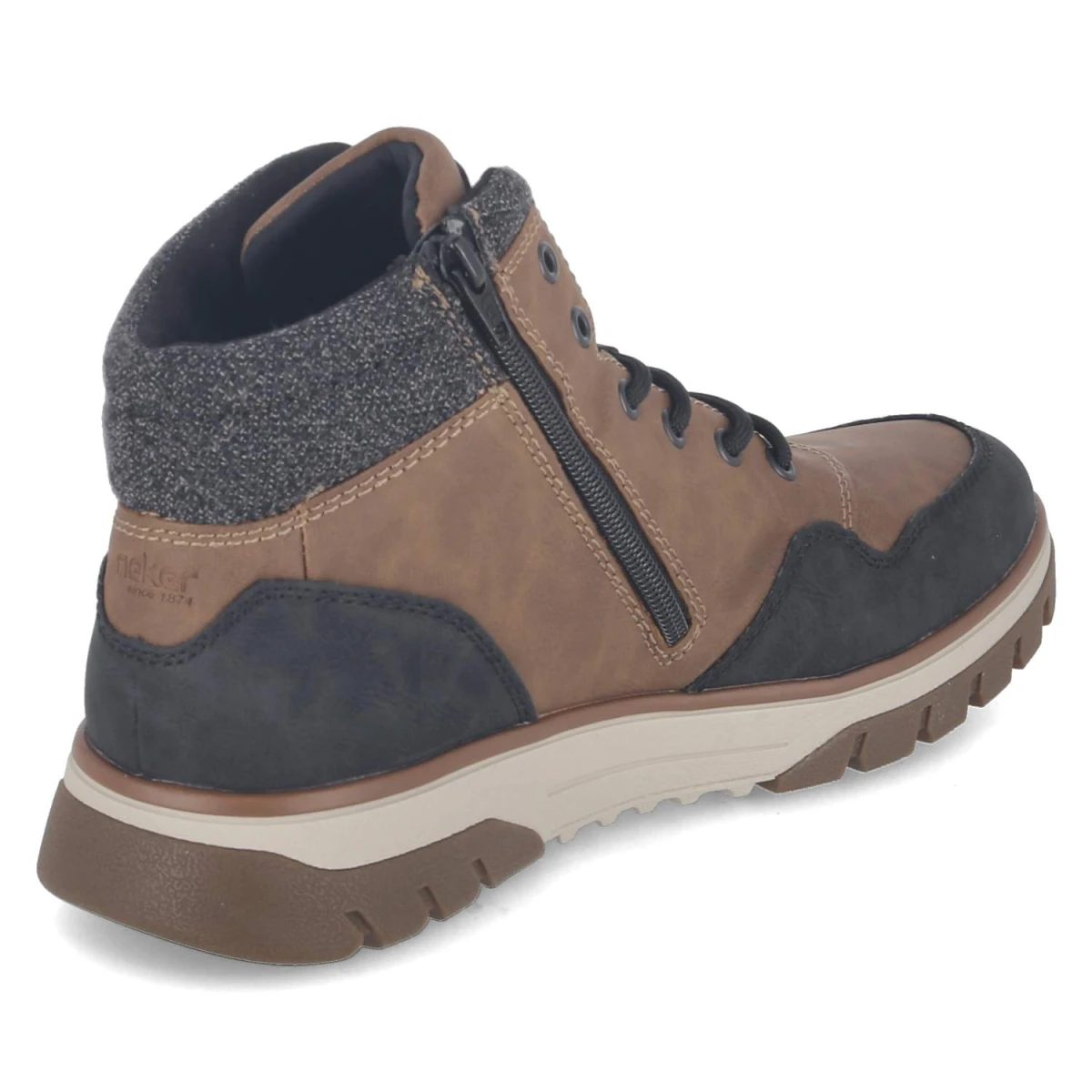 Winterboots - braun kombi