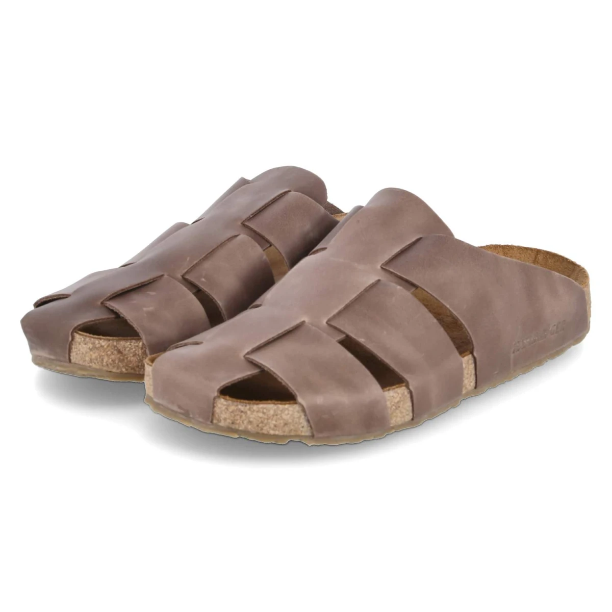 Pantoletten PIUS - dunkelbraun