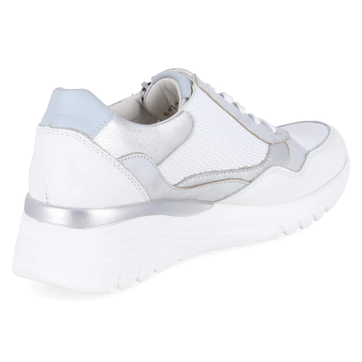 Low Sneaker CARLA - WEISS SILBER SKY