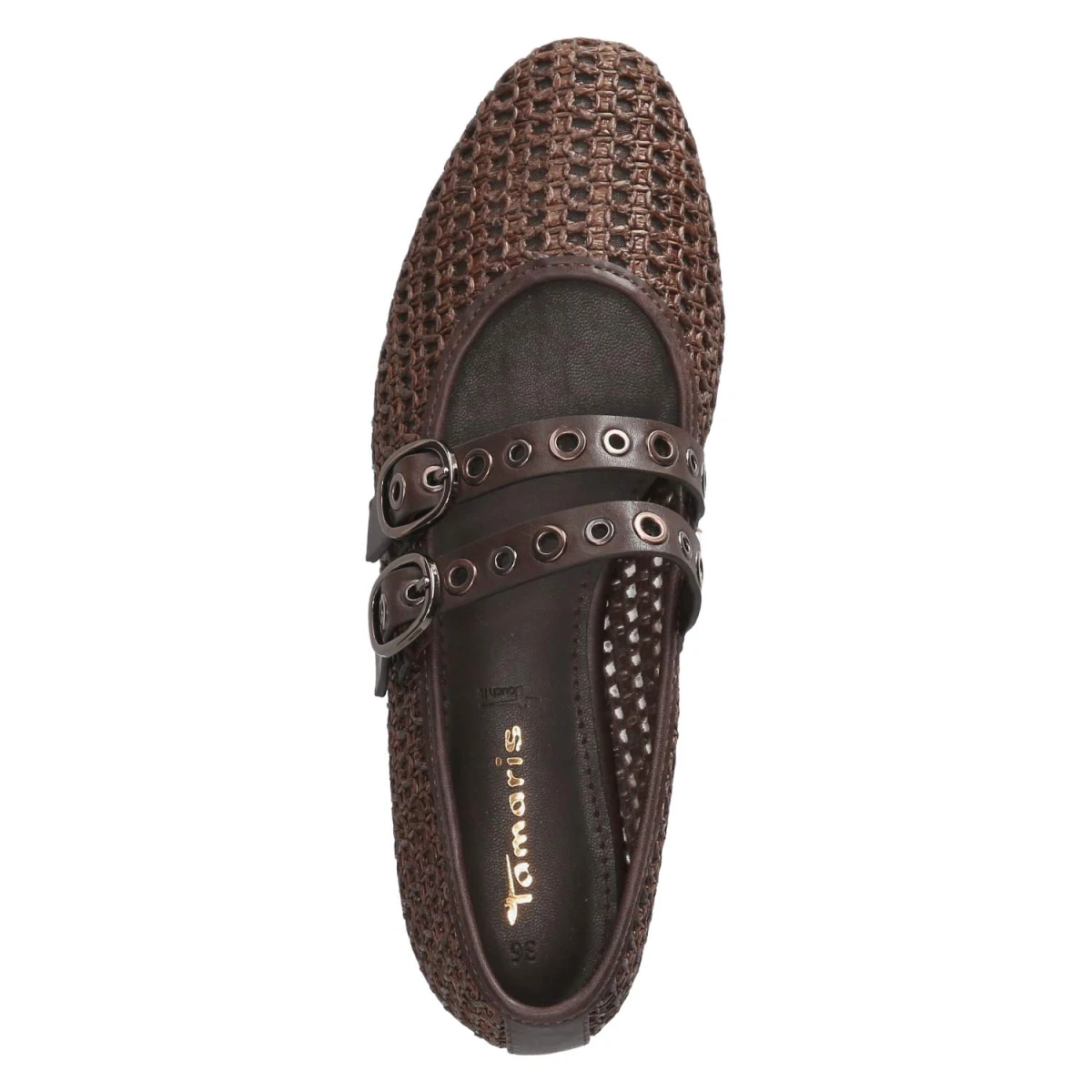 Spangenballerinas - mocca