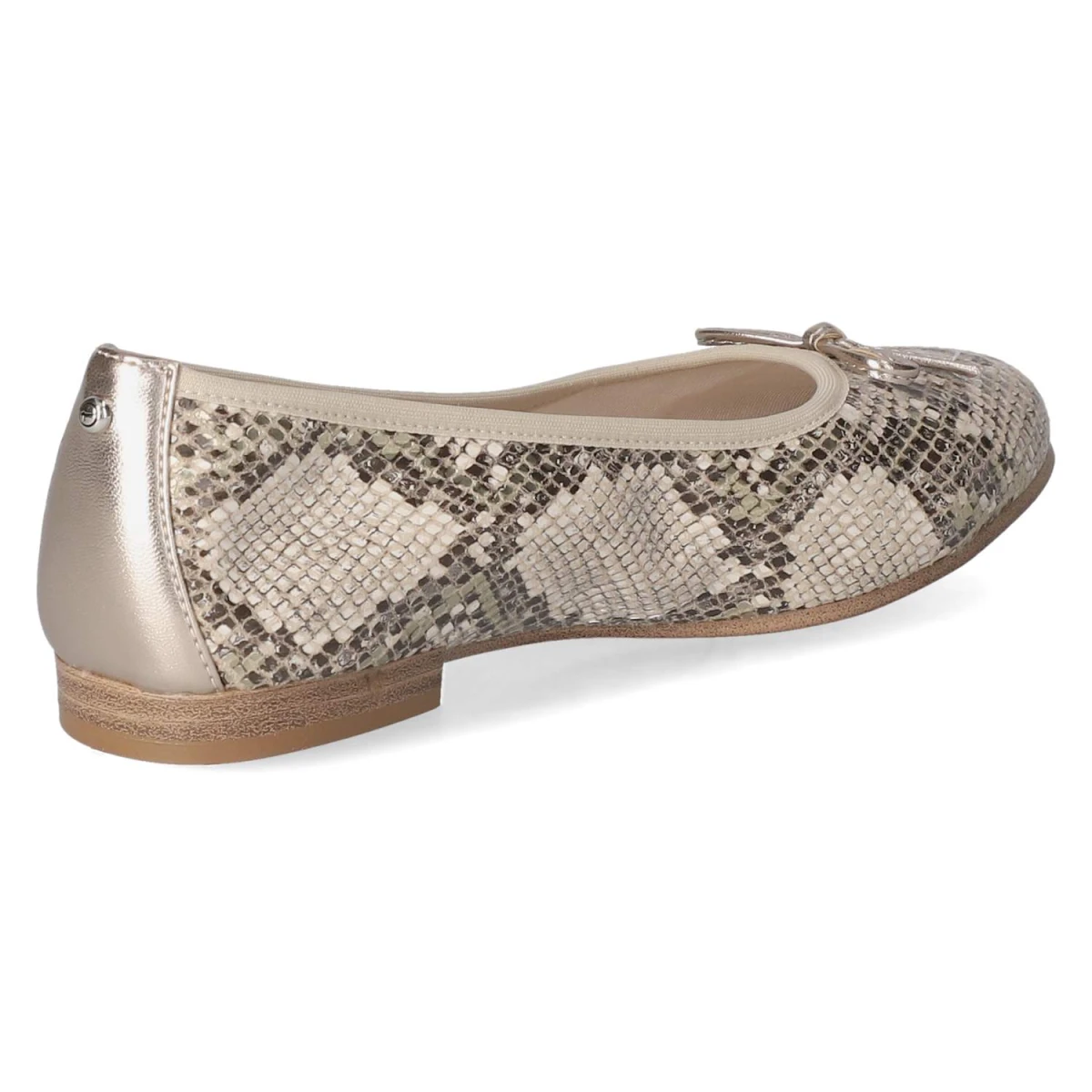 Ballerinas - BEIGE SNAKE