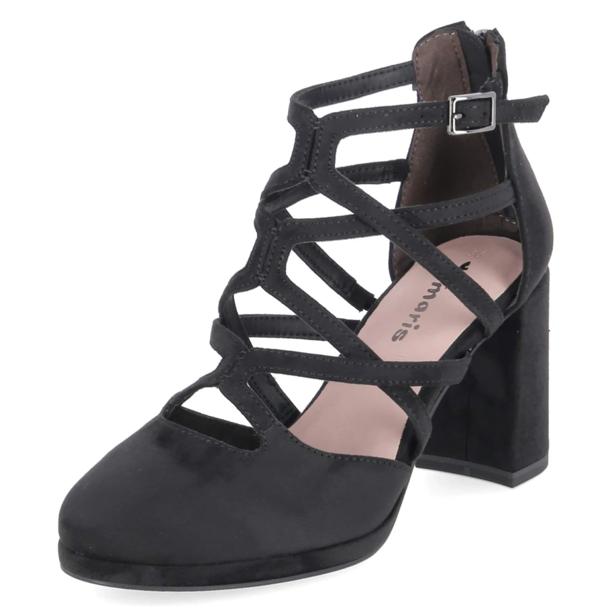 Riemchenpumps - BLACK