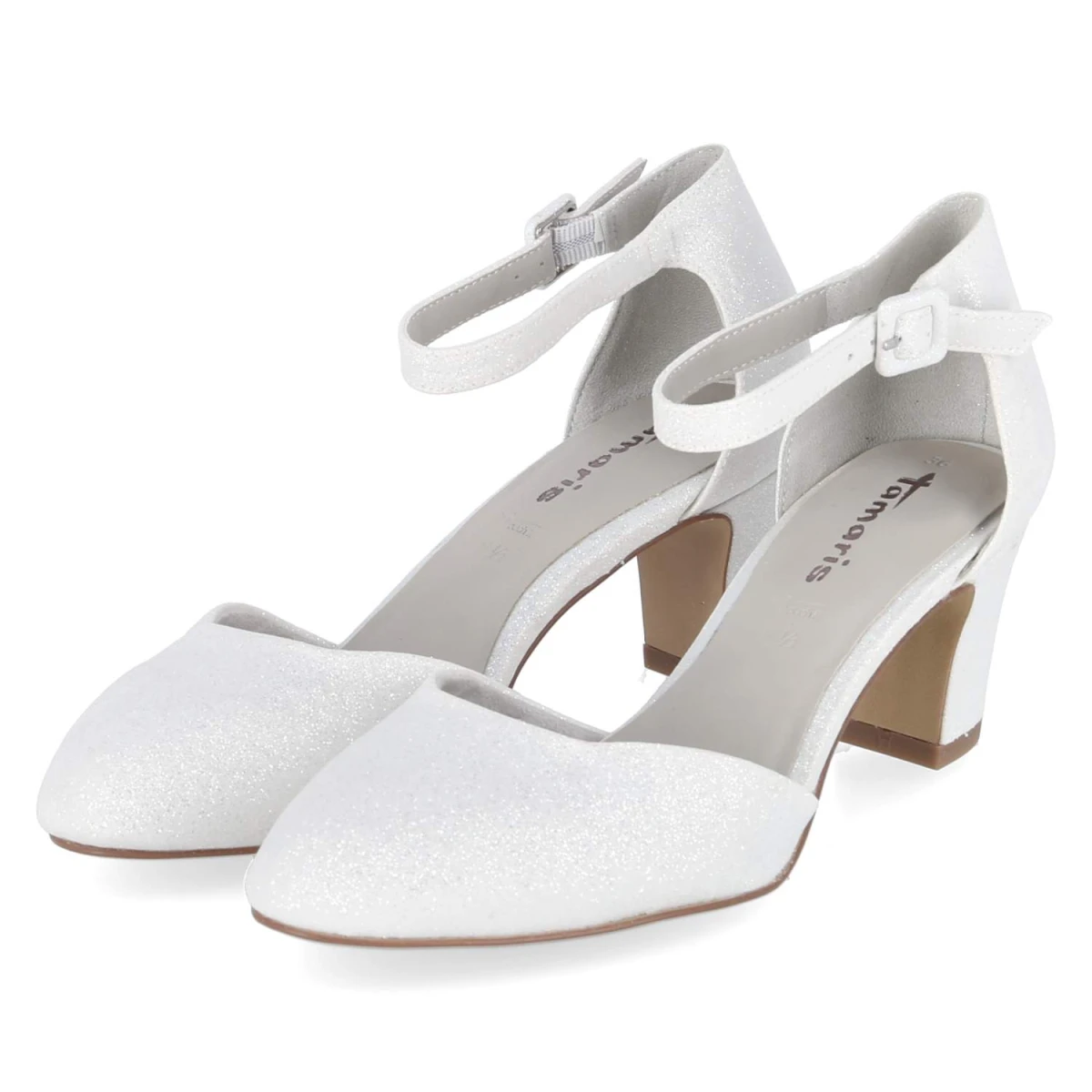 Riemchenpumps - WHITE GLAM