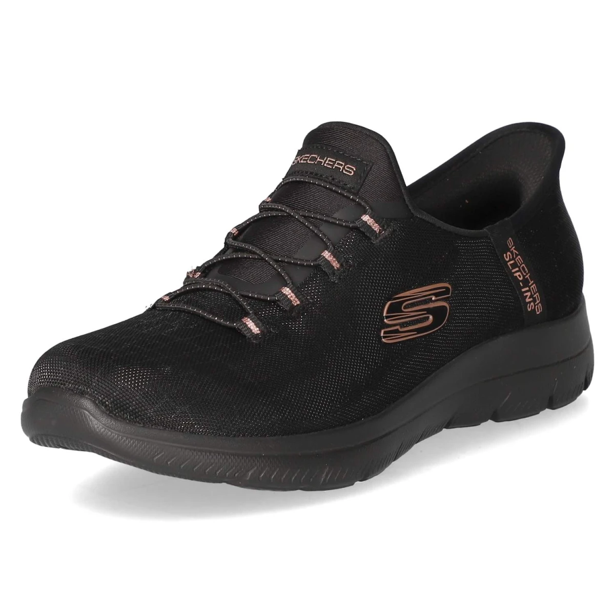 Slip Ins Sneaker GLASSY NIGHT - Black/Gold