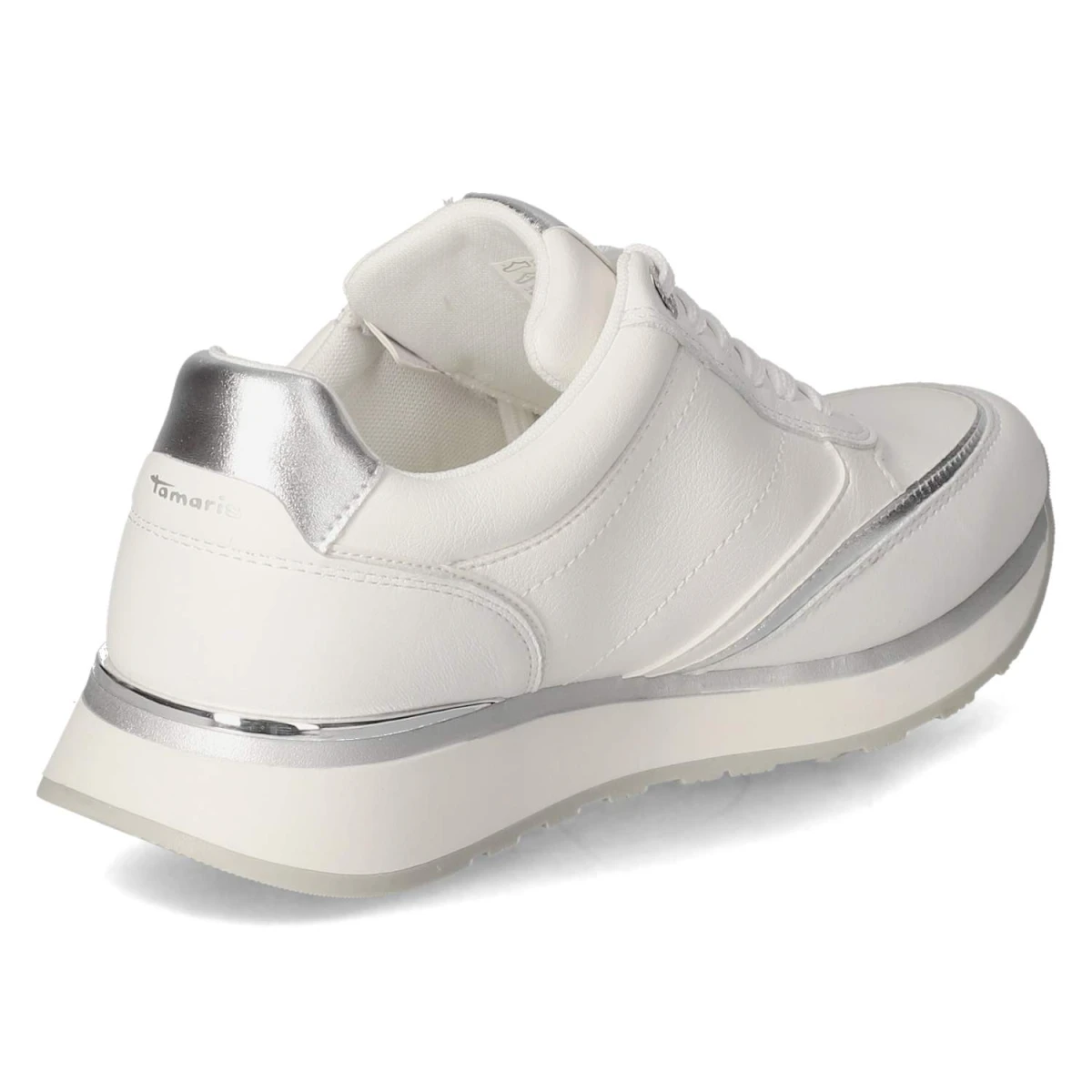 Low Sneaker - white/silver