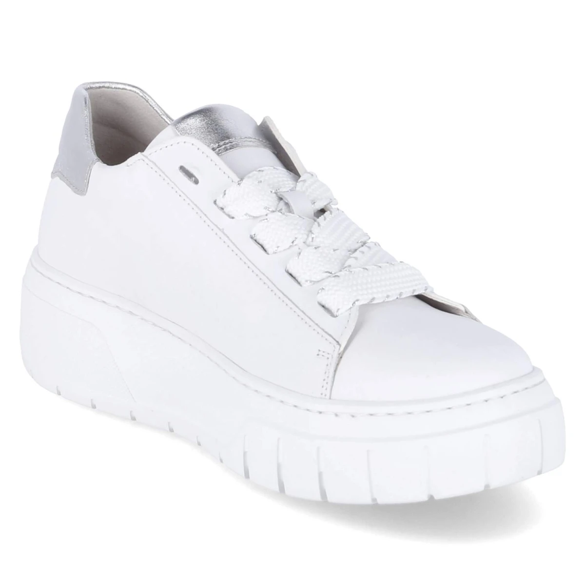 Sneaker - weiss/silber