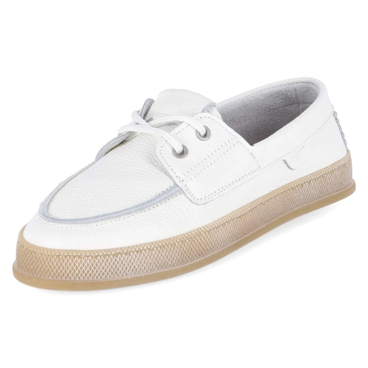 Bootsschuhe - WHITE LEATHER