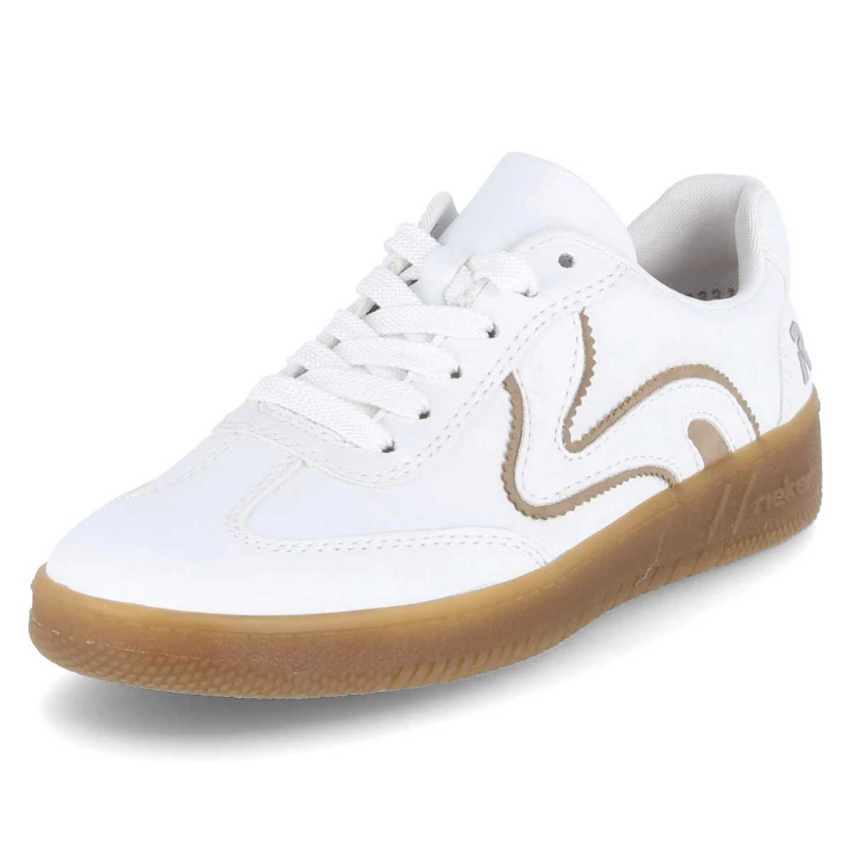 Low Sneaker - weiss/camel