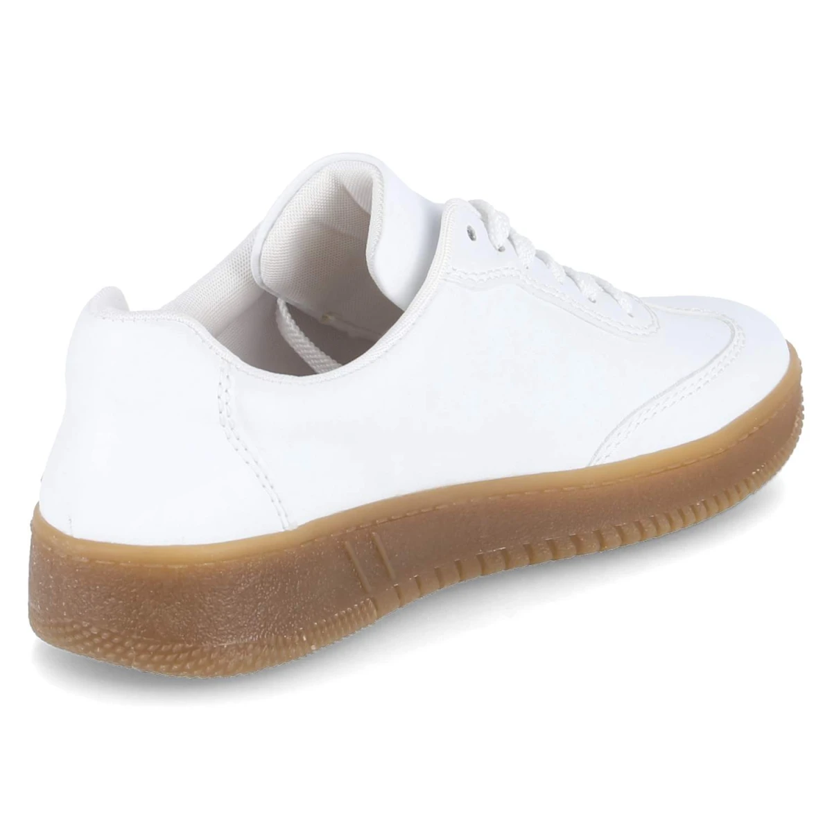 Low Sneaker - weiss/camel