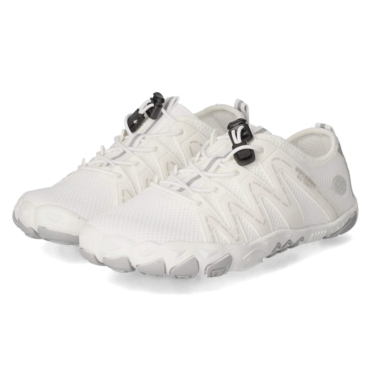 Barfußschuhe - weiss/grau