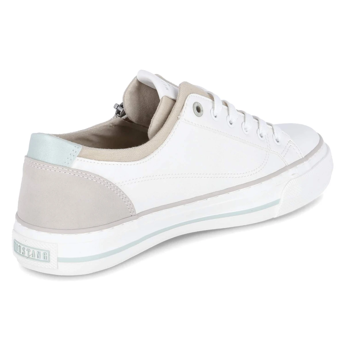 Low Sneaker - Weiss/Beige