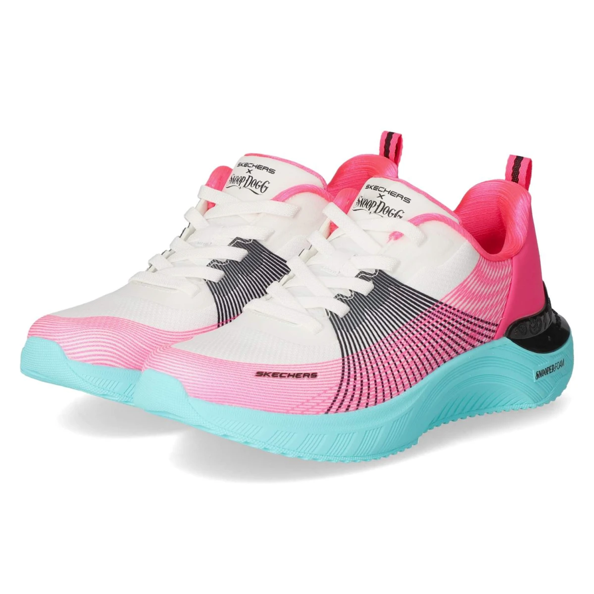 Low Sneaker CYBER WALKER - wht/lt.blue/pink