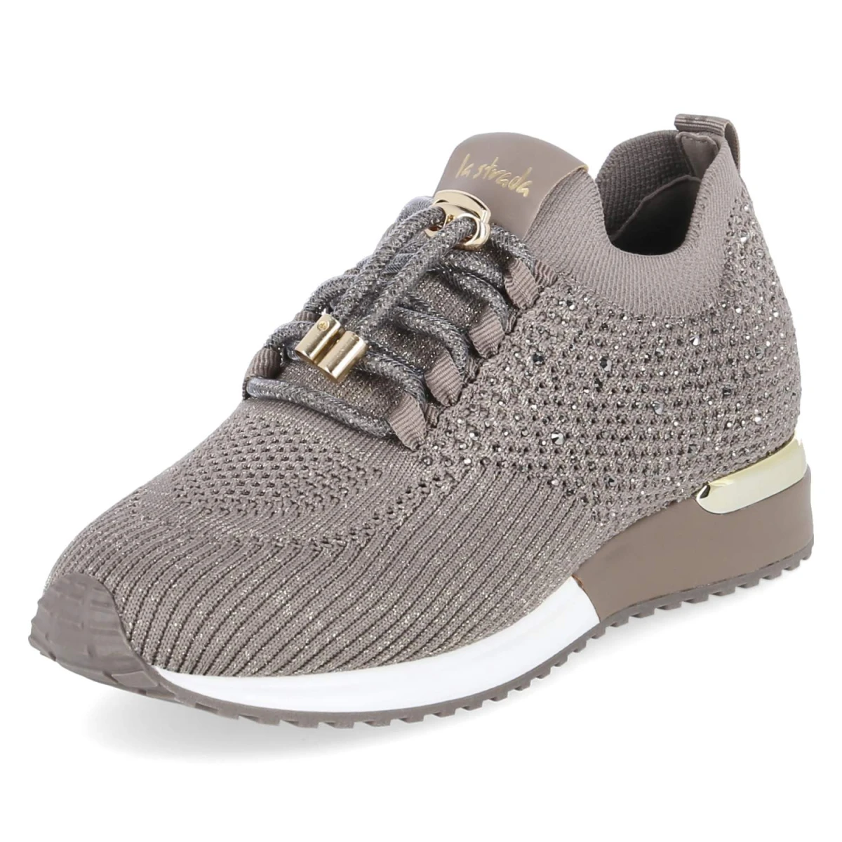 Sneaker - taupe gold