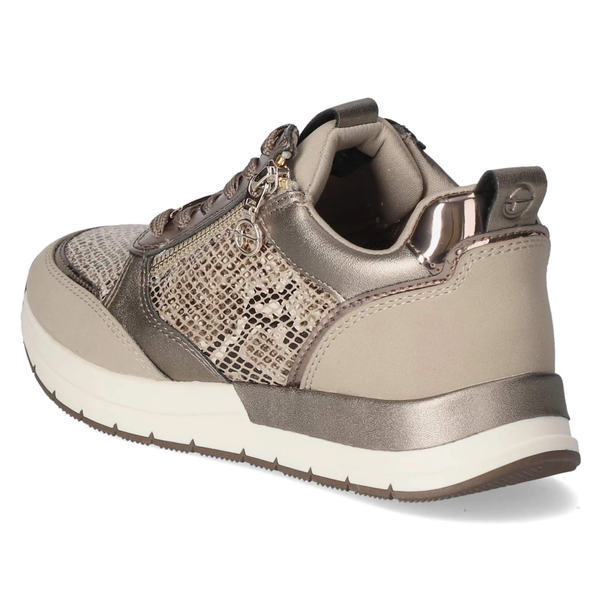 Low Sneaker - TAUPE/SNAKE