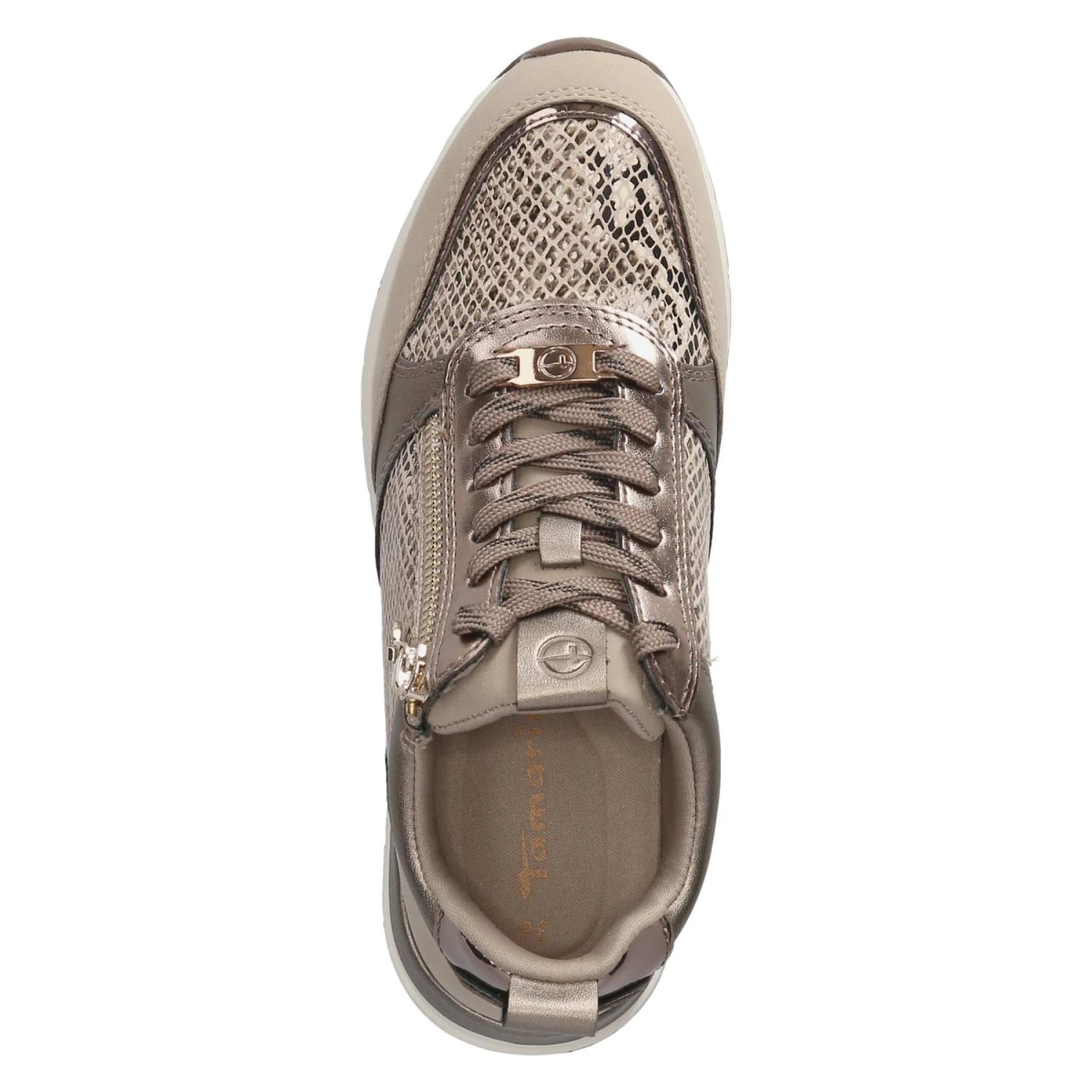 Low Sneaker - TAUPE/SNAKE