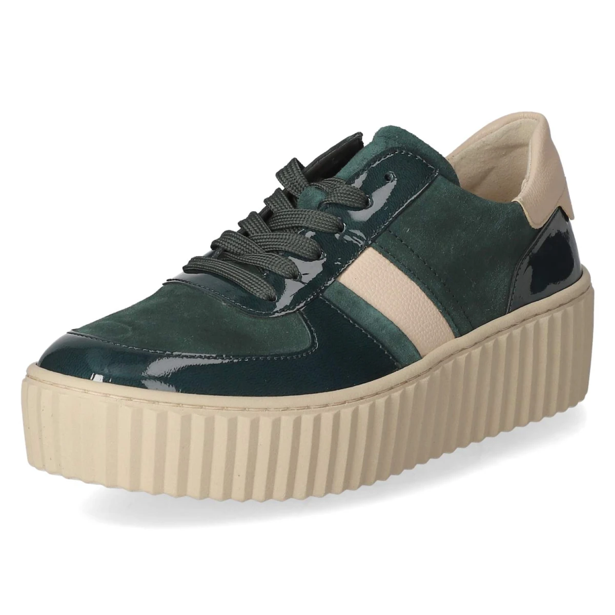 Low Sneaker - dark petrol/sand