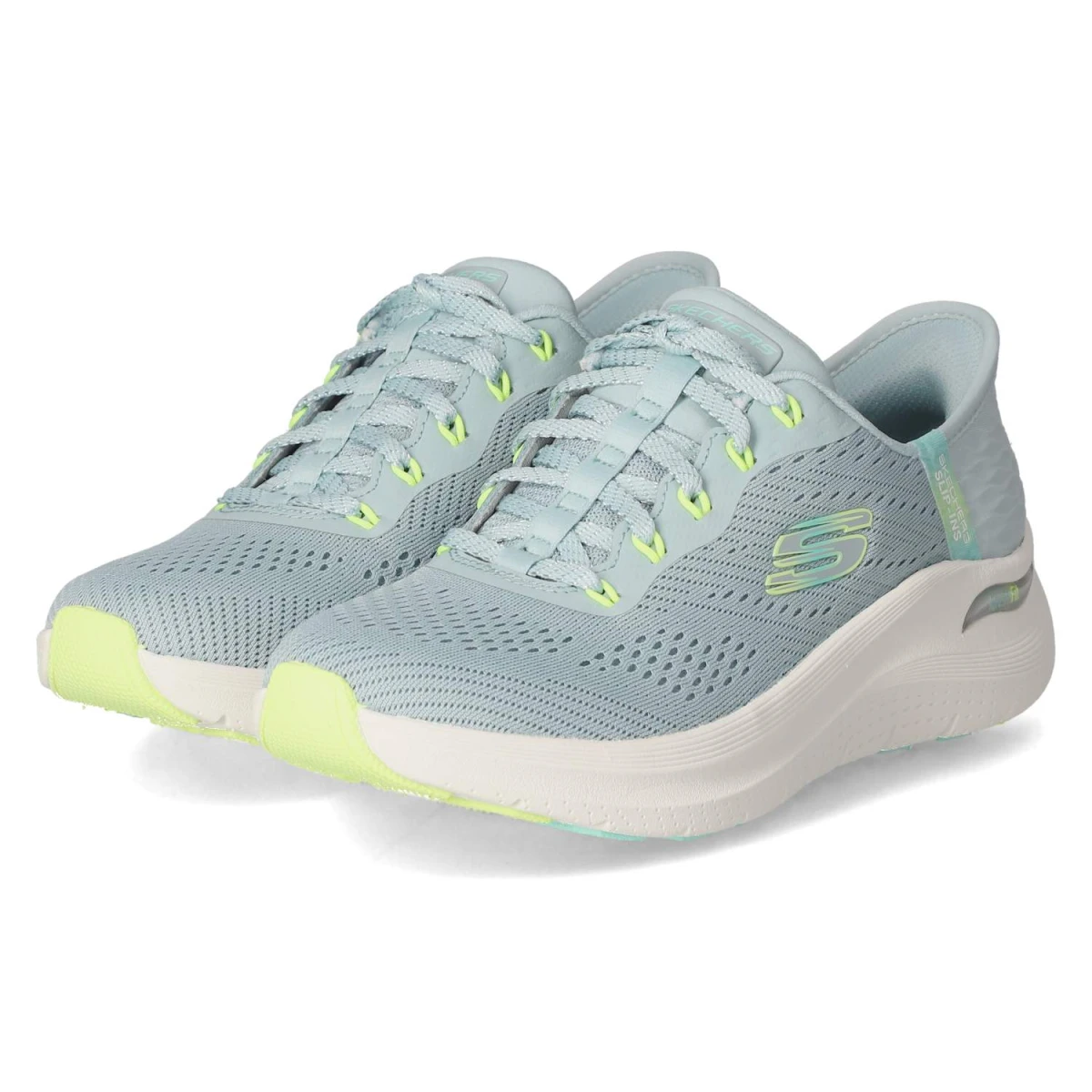 Low Sneaker EASY CHIC - blue/lime