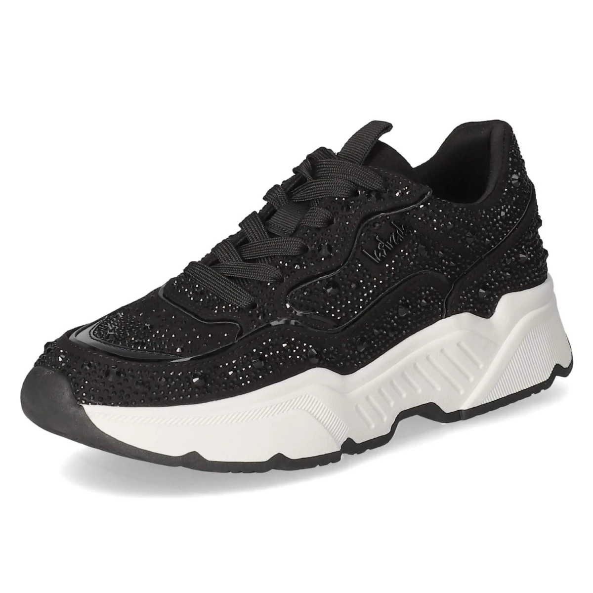 Low Sneaker - Black micro + stones