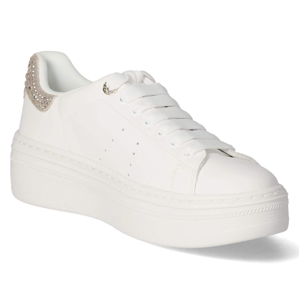 Low Sneaker - WHITE/CHAMPAGNE