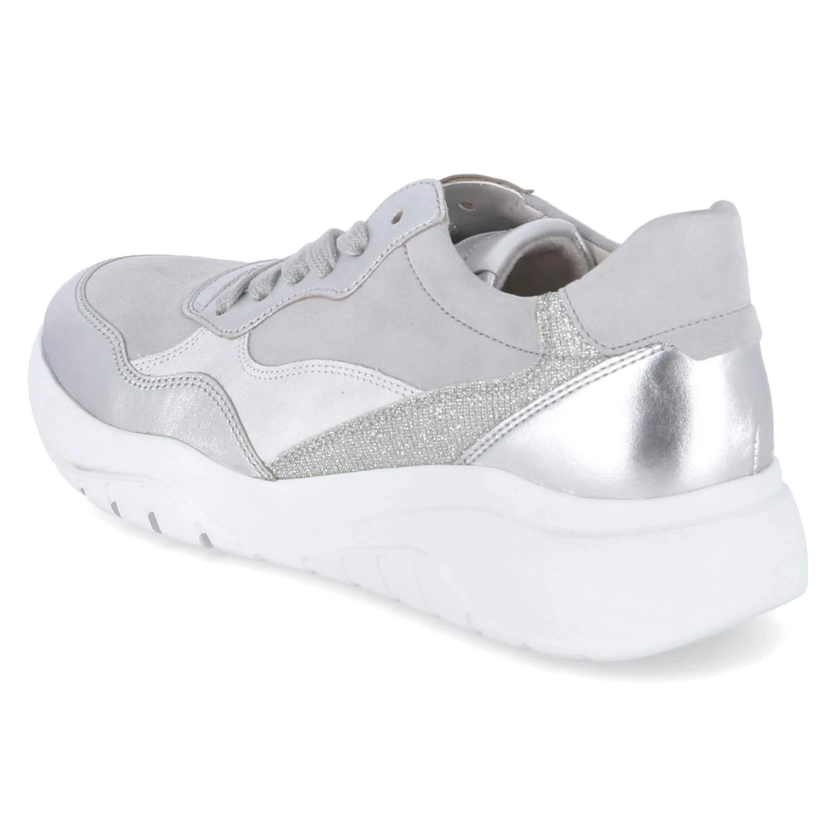 Low Sneaker - silber kombi