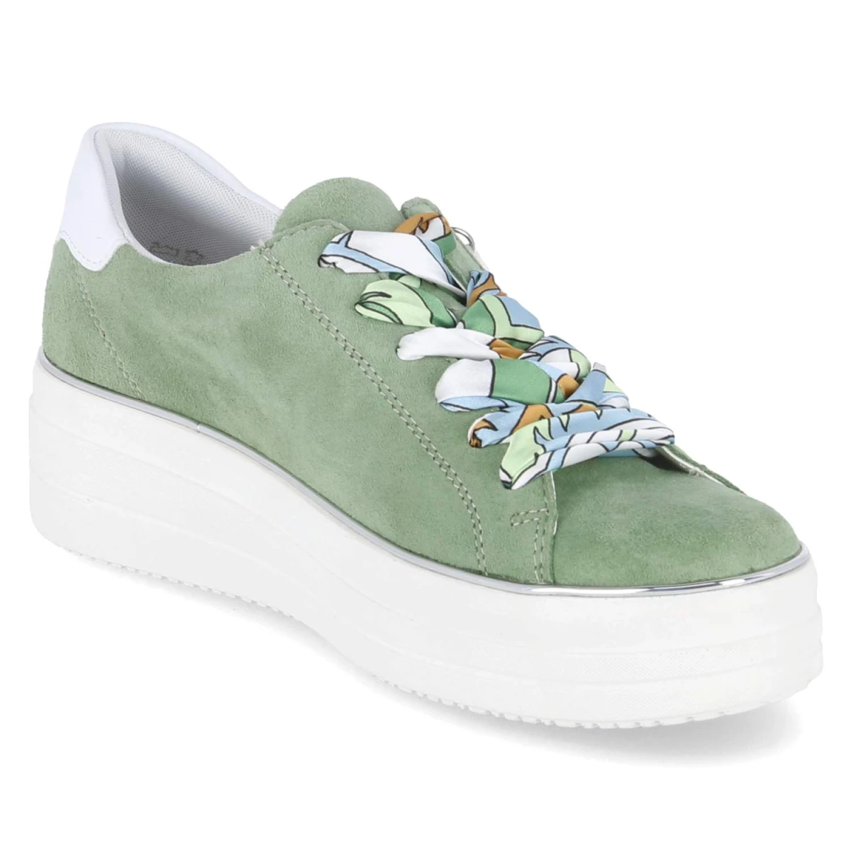 Halbschuhe - grün kombi