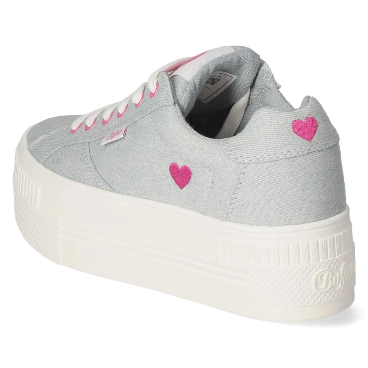 Low Sneaker PAIRED HEART - blue/pink