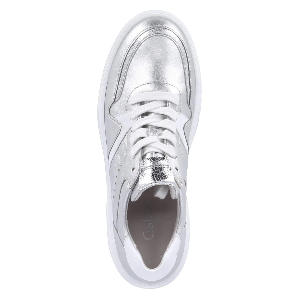 Low Sneaker - silber/argento/weiss