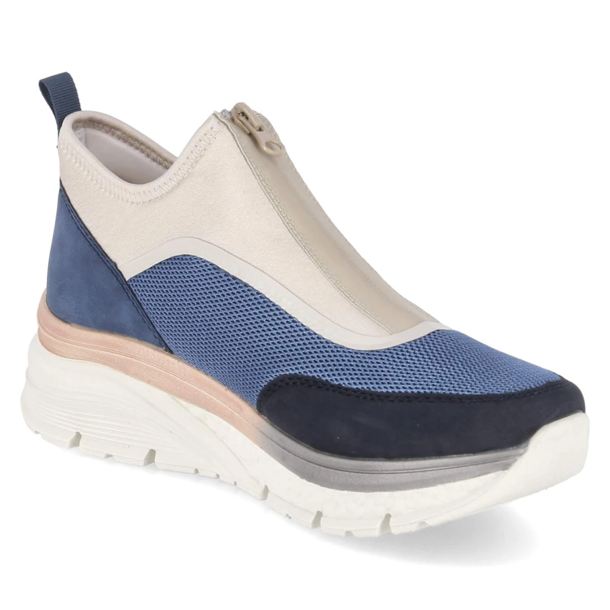 Low Sneaker - blau Kombi