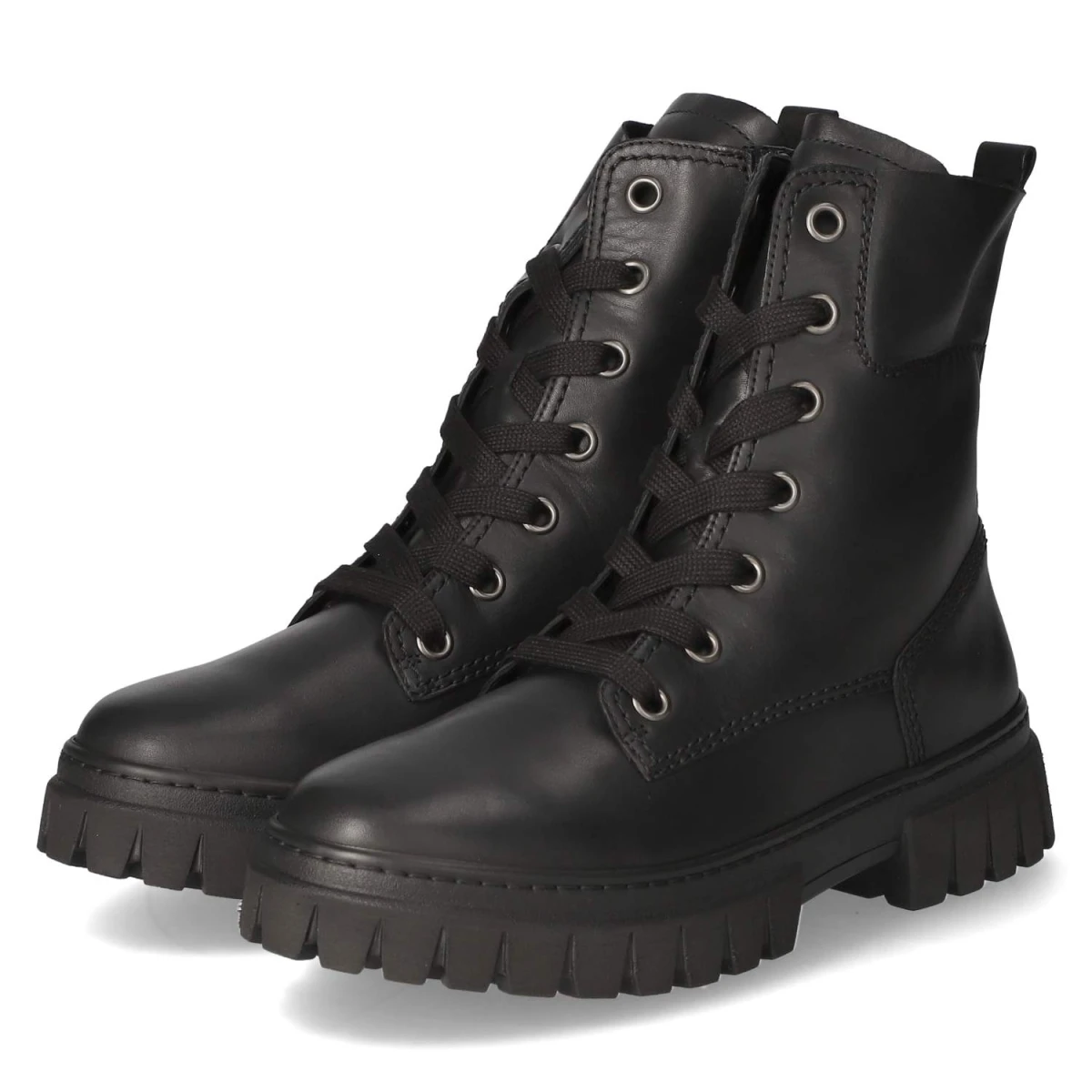 Schnürstiefeletten - schwarz (Micro)