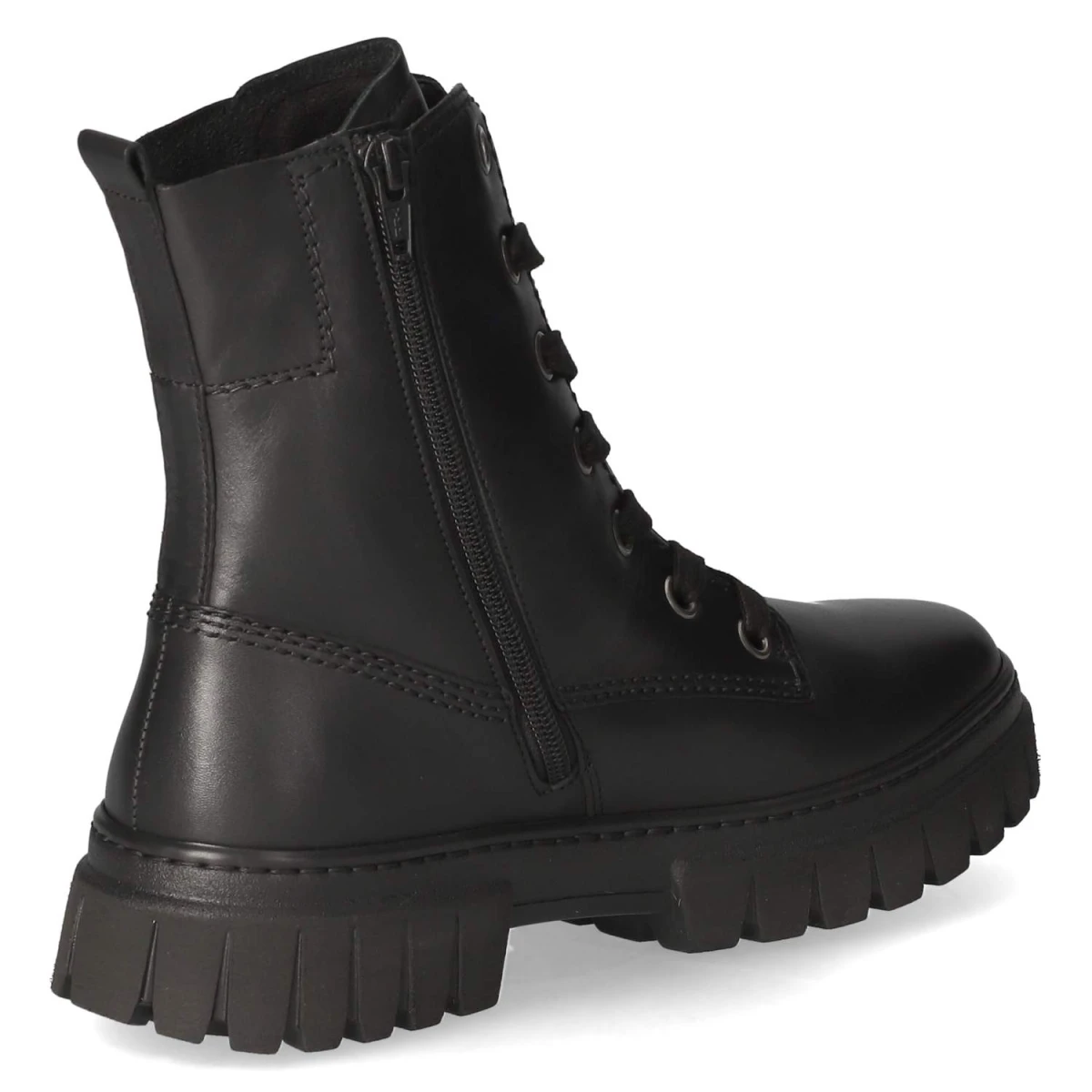 Schnürstiefeletten - schwarz (Micro)